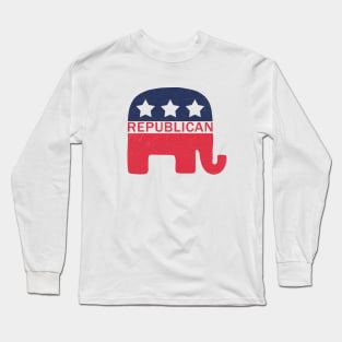 Republican Elephant Long Sleeve T-Shirt